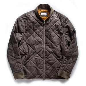 Taylor Stitch The Quilted Bomber Jacket In Espresso in S/38
